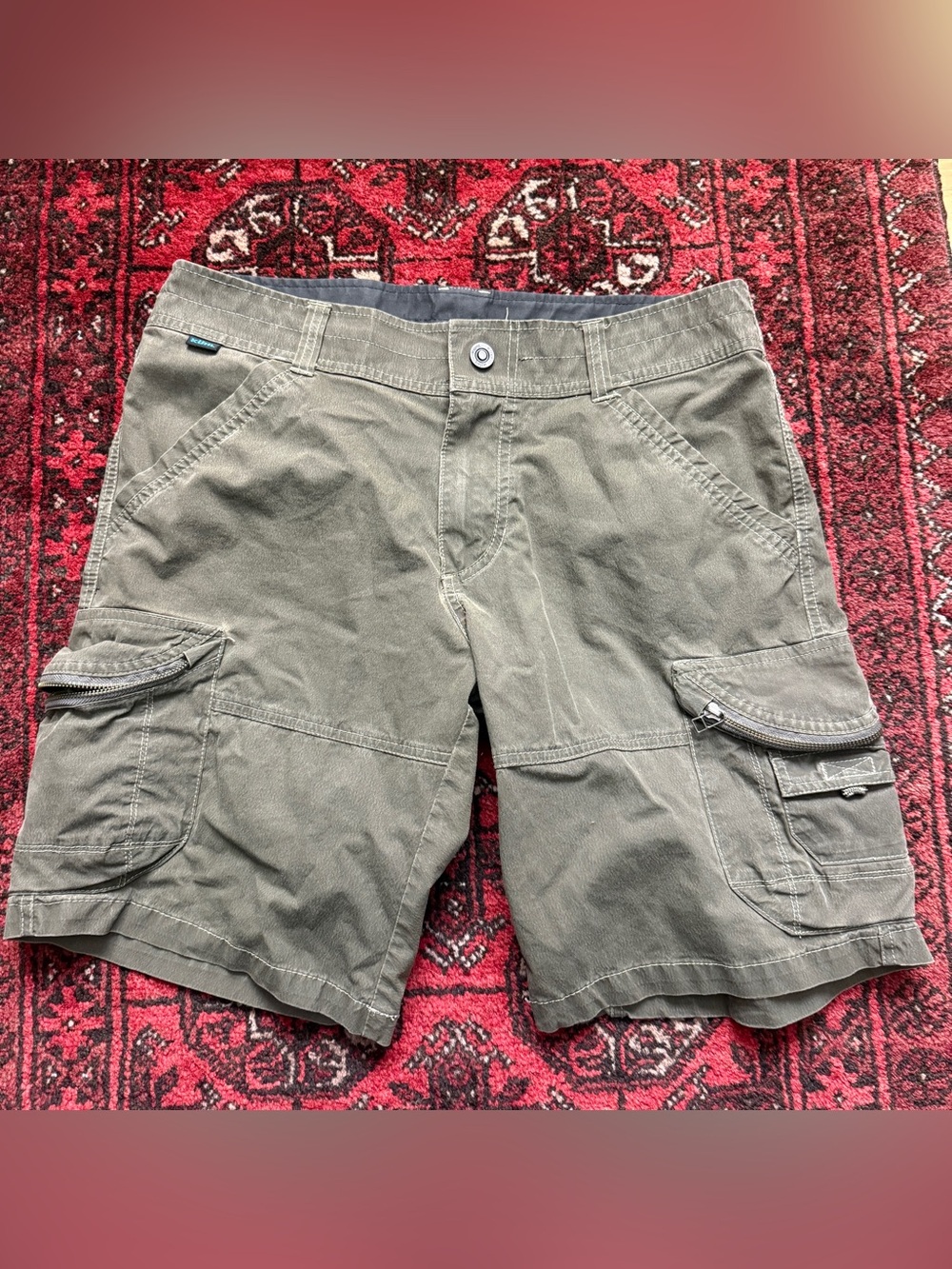 KUHL Vintage Patina Dye Utility Shorts Mens Size 33